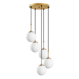 Opviq Lámpara de araña Orbital - 15-14017 Dorado